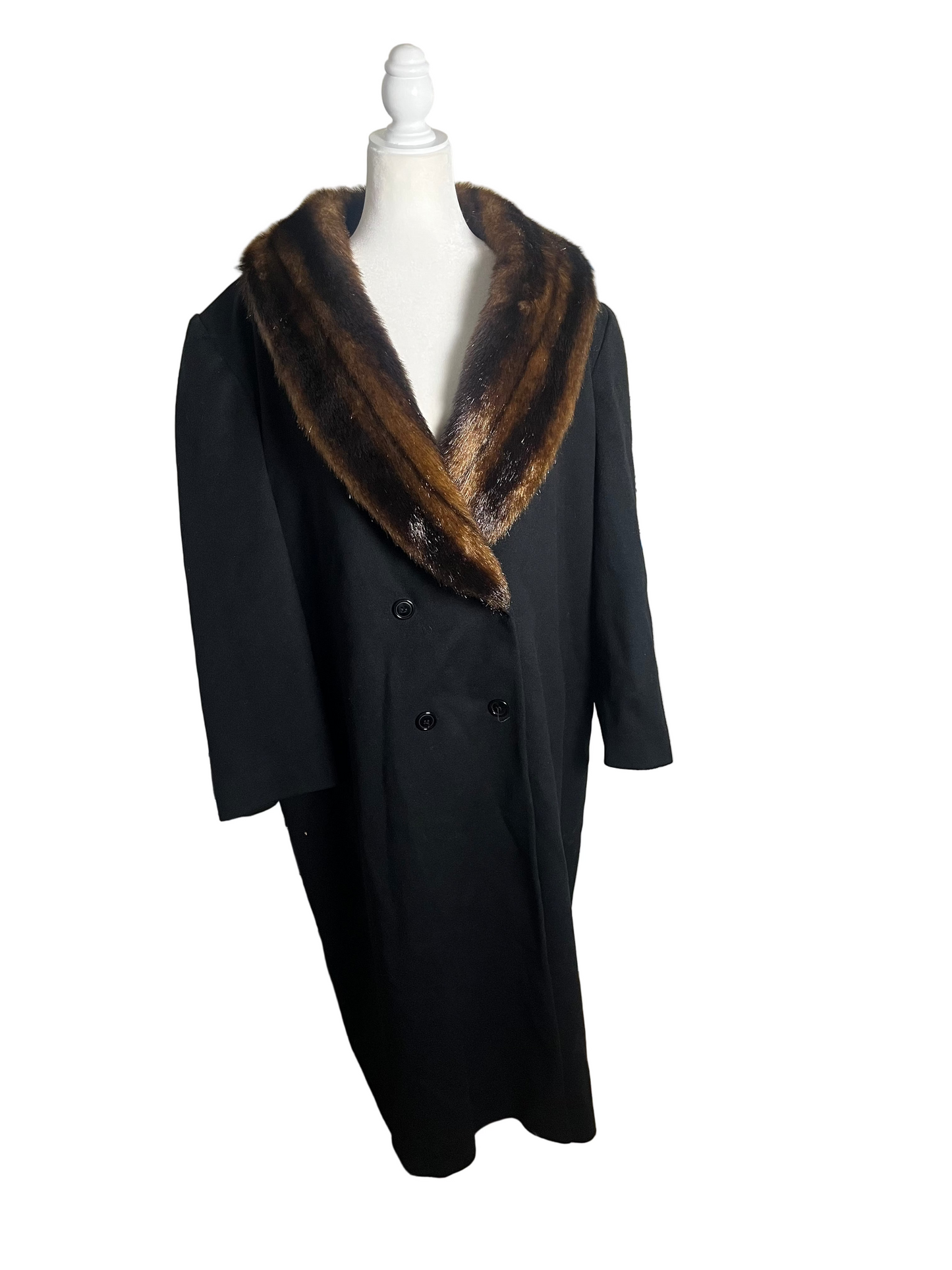 wool double breasted coat | size XL- 1x