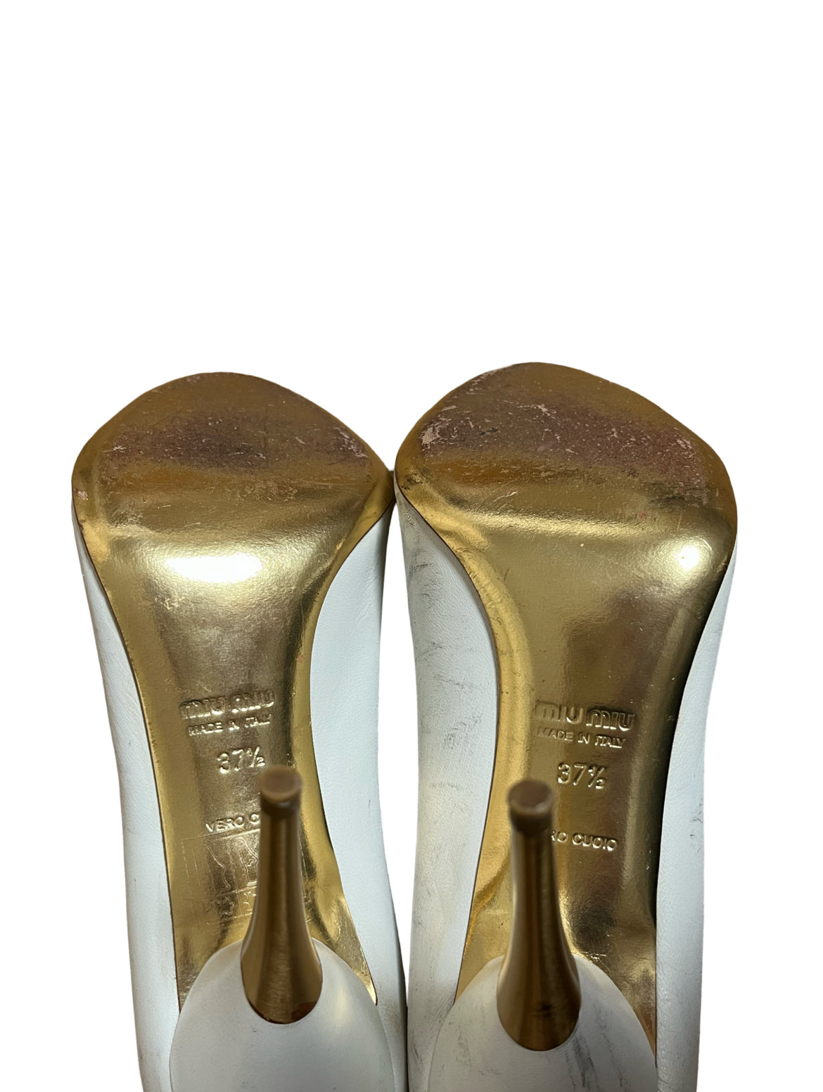 Miu Miu | rosette peep toe heel | US 7