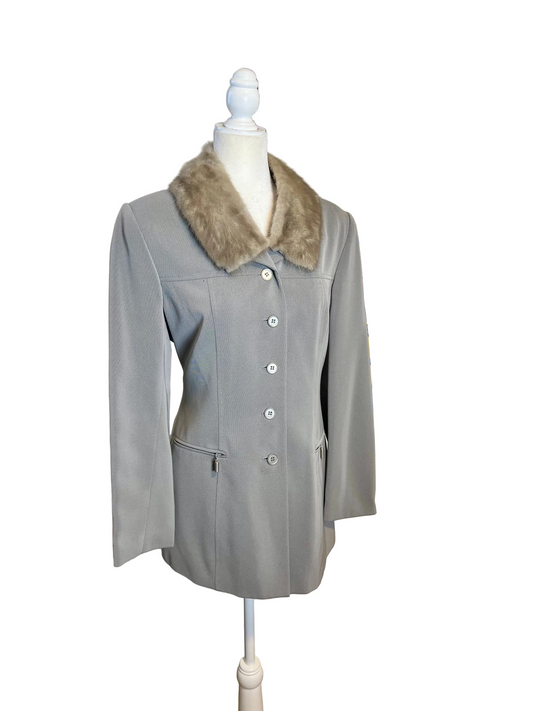 fifth avenue fog skirt suit | custom made | size M-L