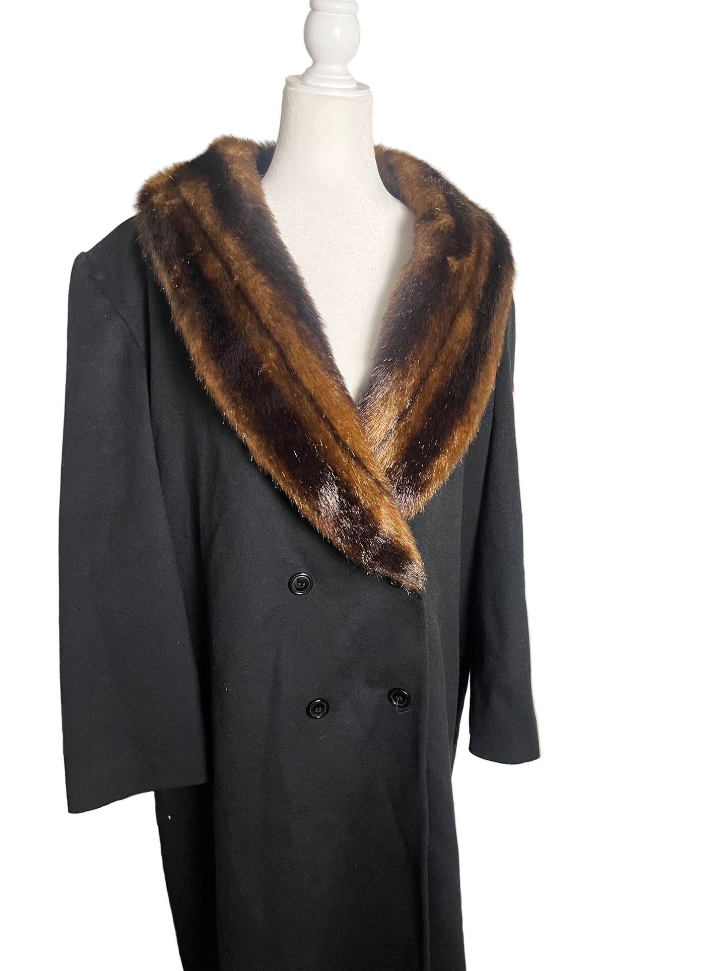 wool double breasted coat | size XL- 1x