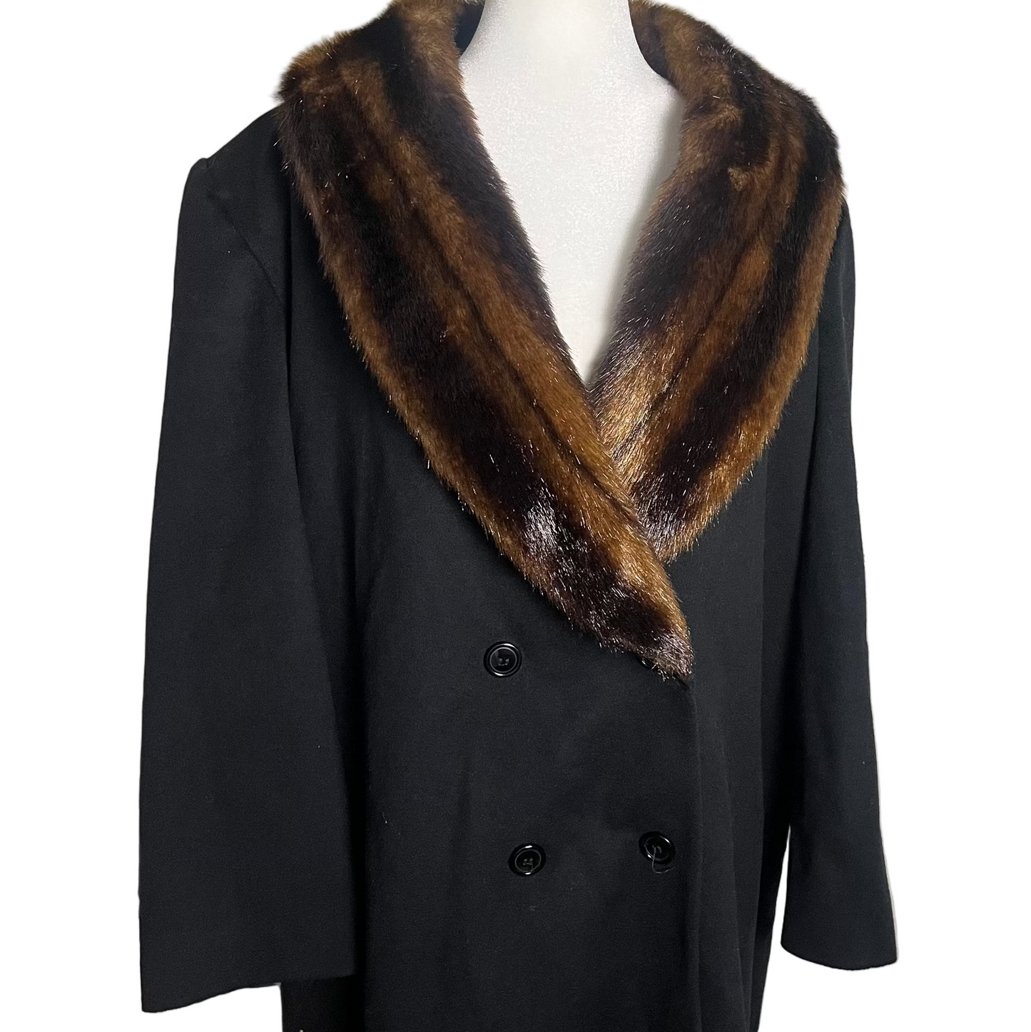 wool double breasted coat | size XL- 1x