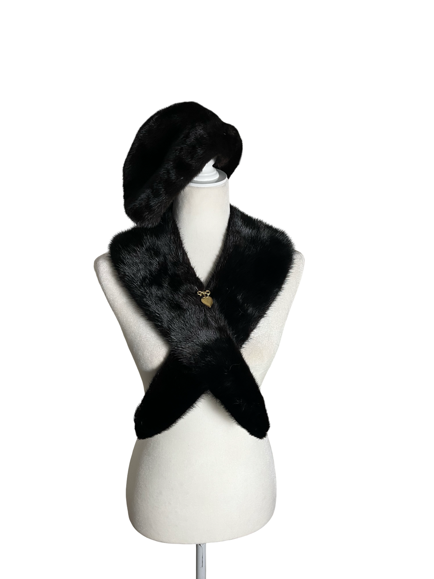 fur hat & scarf set