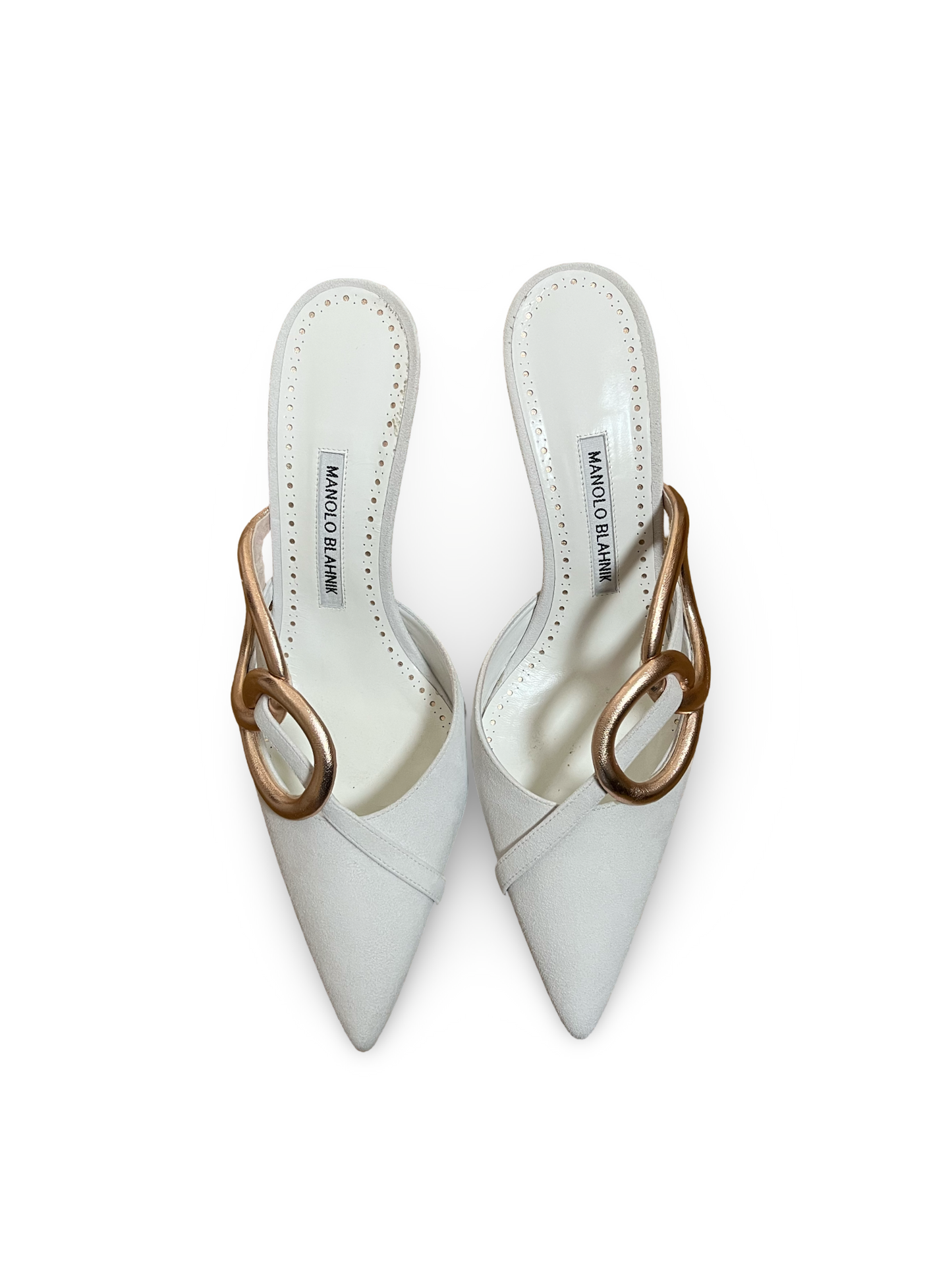 Manolo Blahnik| sculptural & sleek | US 9.5