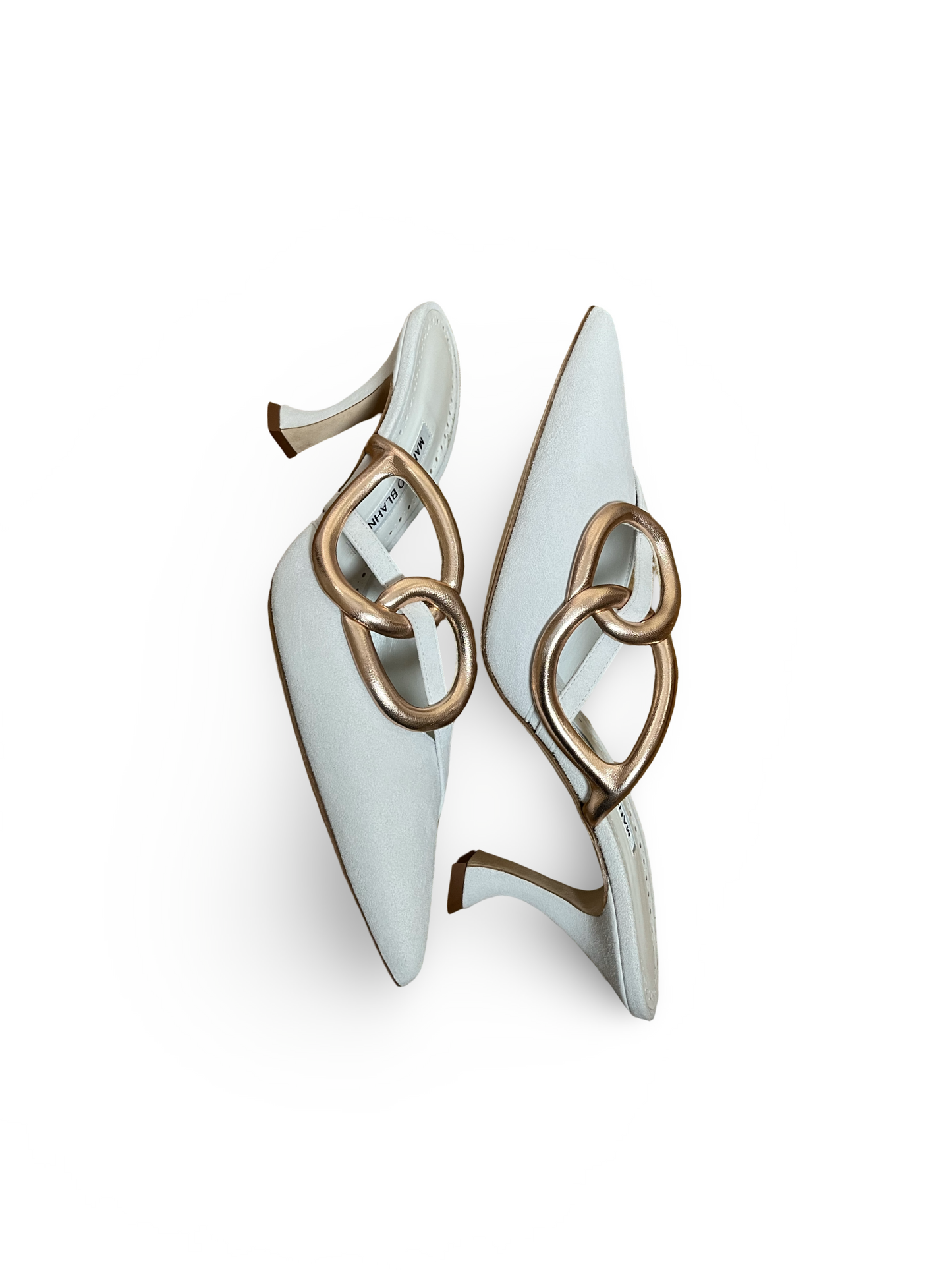 Manolo Blahnik| sculptural & sleek | US 9.5