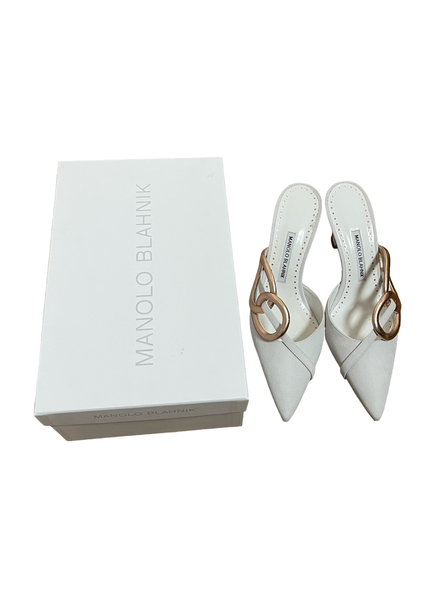 Manolo Blahnik| sculptural & sleek | US 9.5