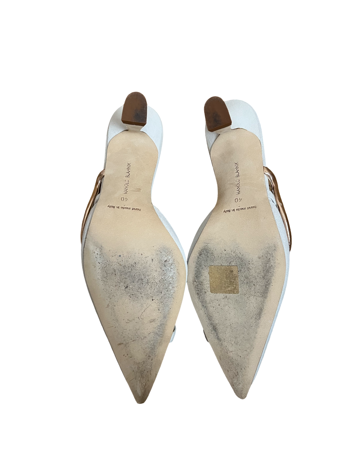 Manolo Blahnik| sculptural & sleek | US 9.5