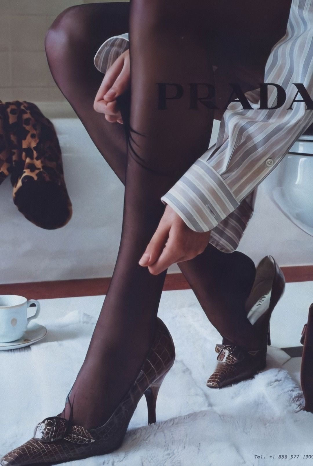 Prada iced caramel latte heel , US 8.5